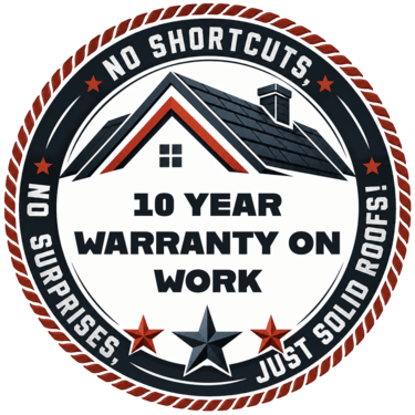 10 year Warrantee on Work