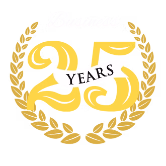 25 years badge